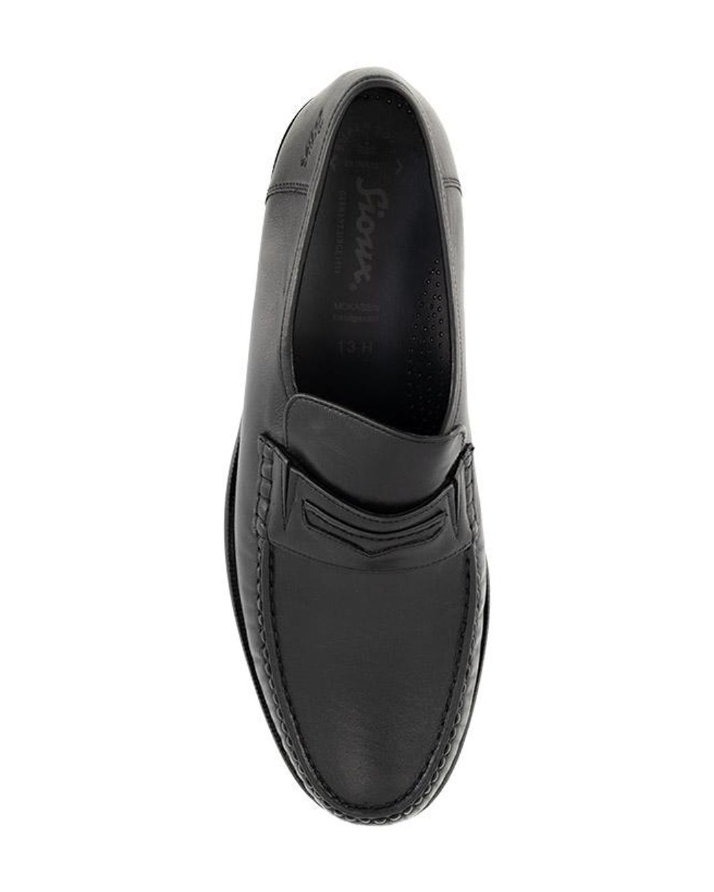 Sioux Herren Loafers Glattleder in Black für Herren