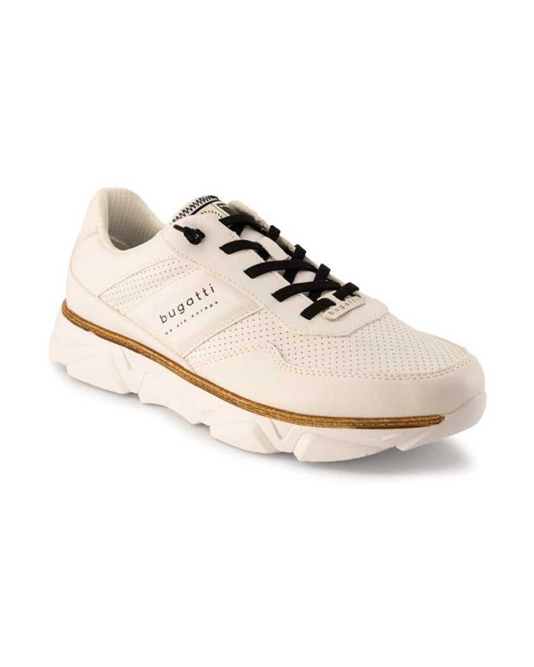 Bugatti Herren Sneaker Textil in White für Herren