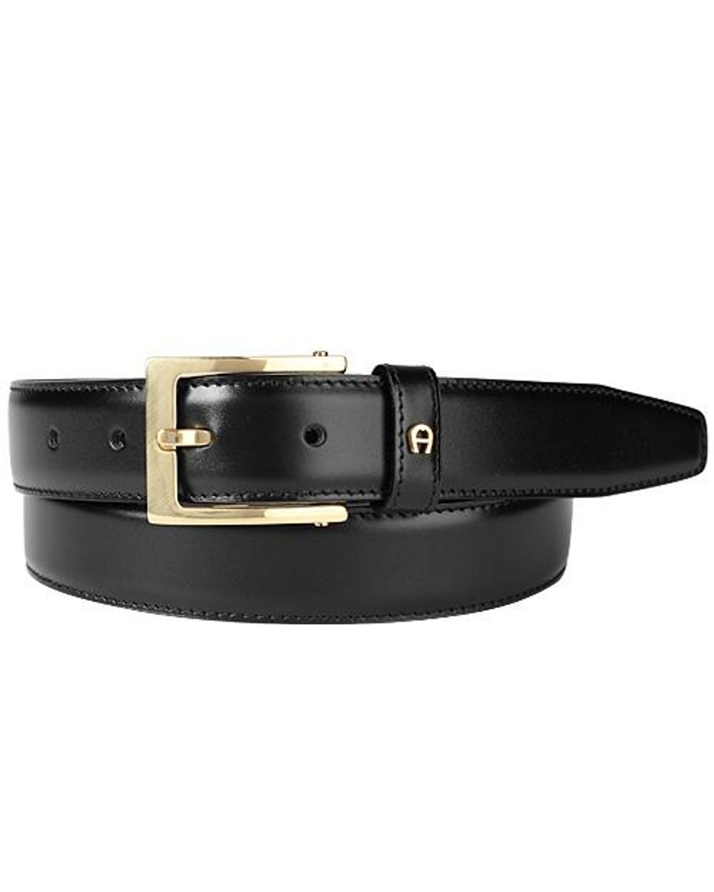 Aigner Herren Gürtel Glattleder in Black für Herren
