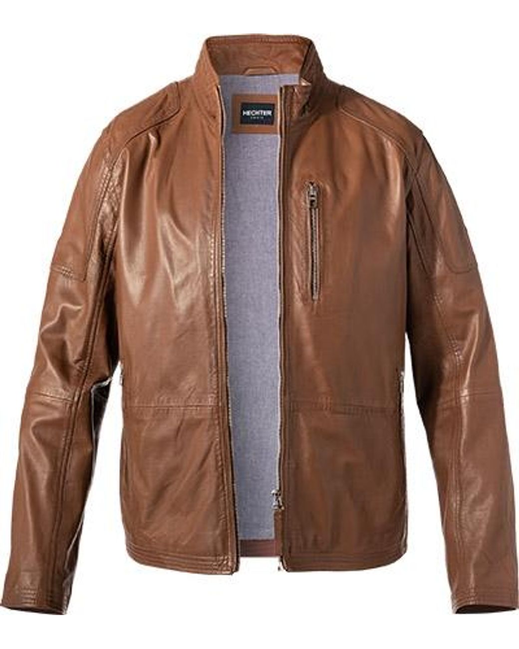 Daniel Hechter Lederjacke in Braun für Herren Lyst DE