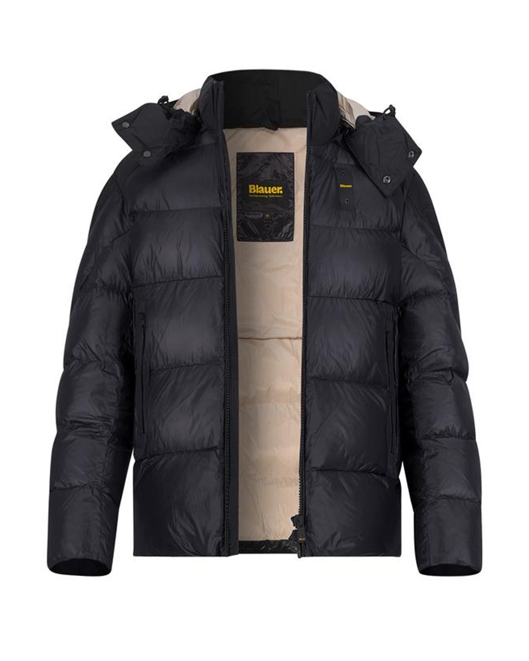 Blauer Usa Herren Jacken Nylon in Black für Herren