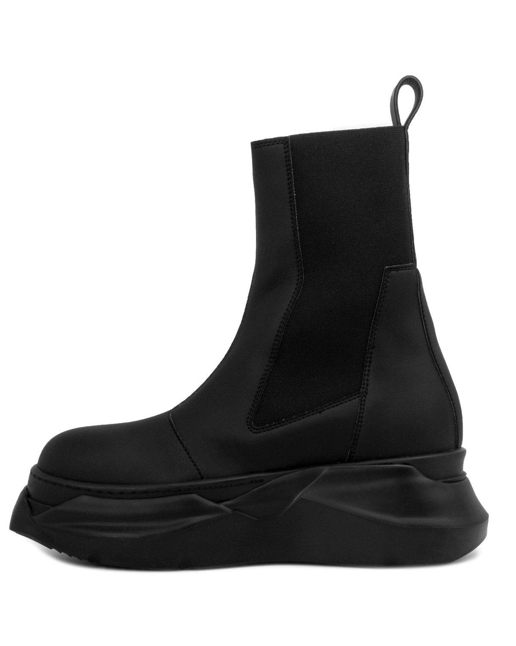 Rick Owens DRKSHDW Abstract Beetle Boots Black for Men | Lyst