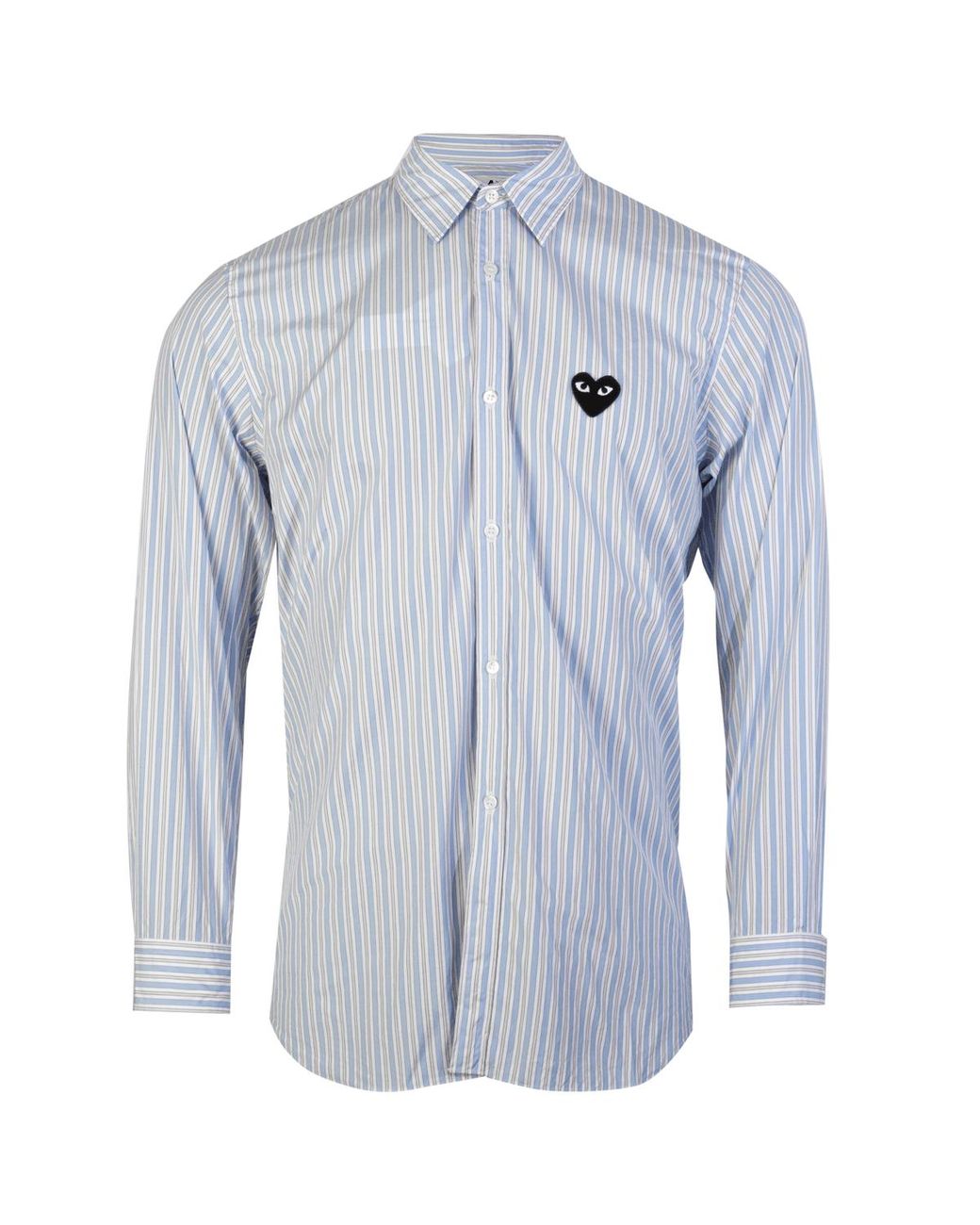 comme des garcons stripped shirt