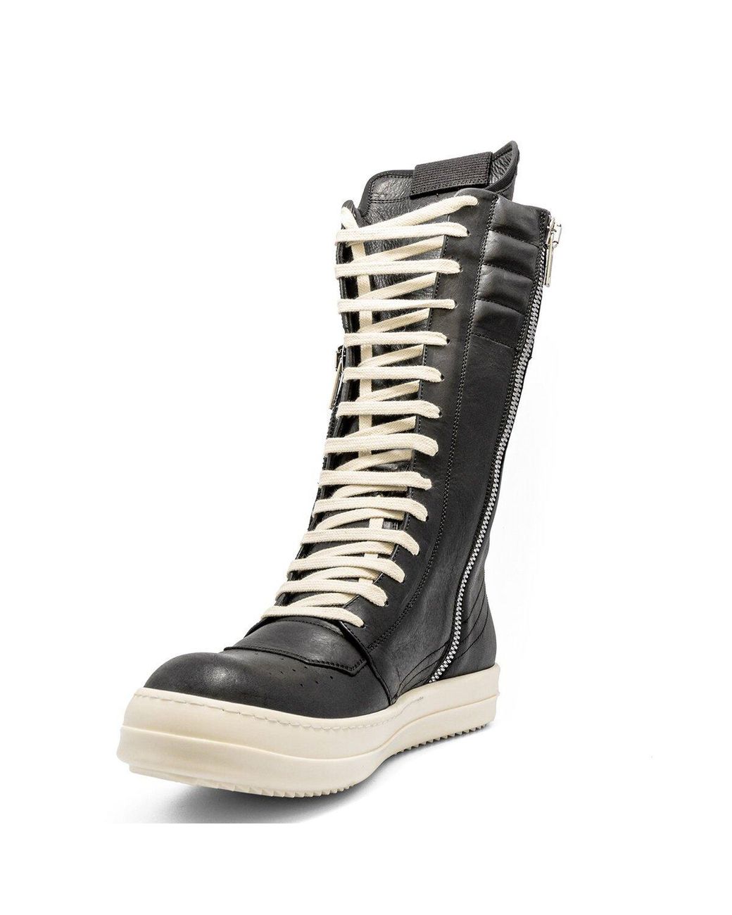 Rick Owens Cargo Basket Leather in Black for Men | Lyst Canada