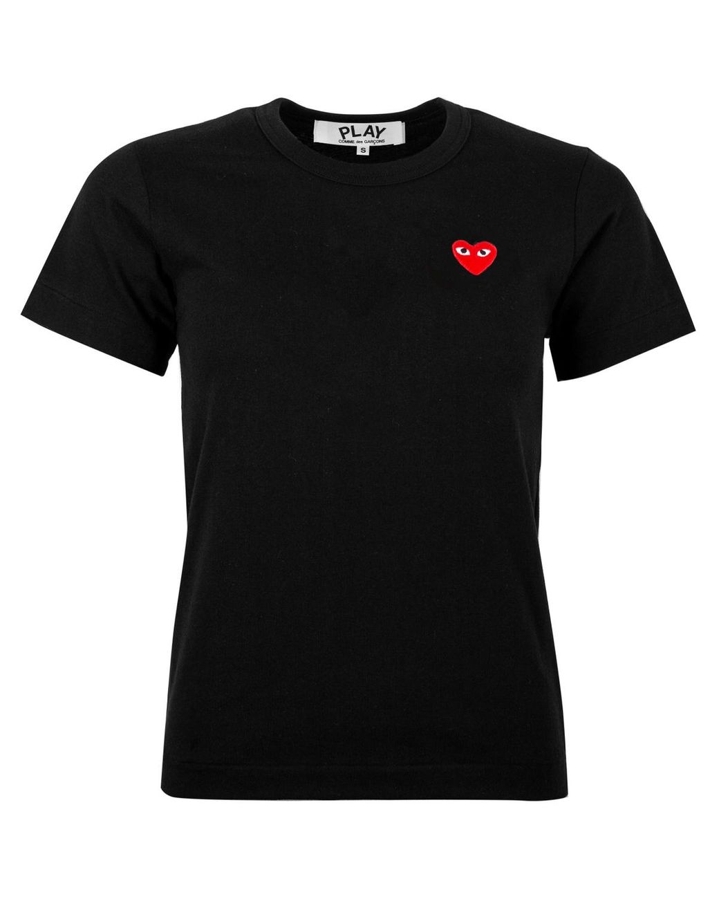 COMME DES GARÃONS PLAY T107 Classic Red Heart T-shirt Black - Lyst