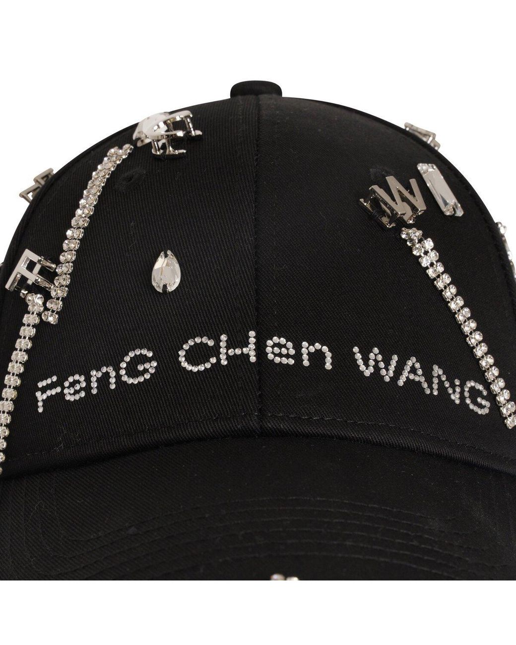 Feng Chen Wang Decorated Baseball Cap With in Black for Men | Lyst