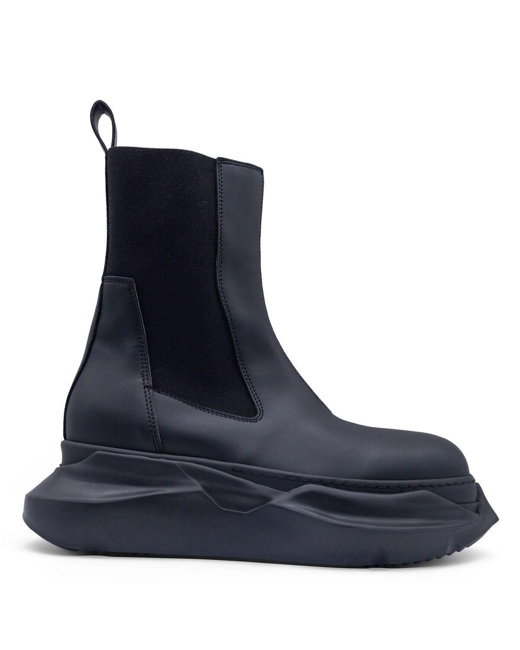 Rick Owens DRKSHDW Abstract Beatle Boots In Black/black in Blue for Men ...