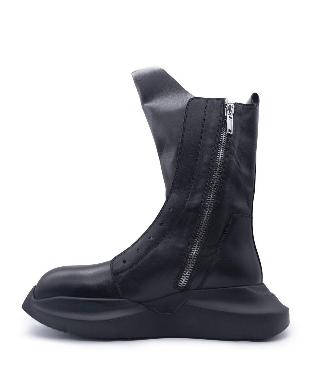 Rick Owens Geth Army Boots In Black/black for Men | Lyst