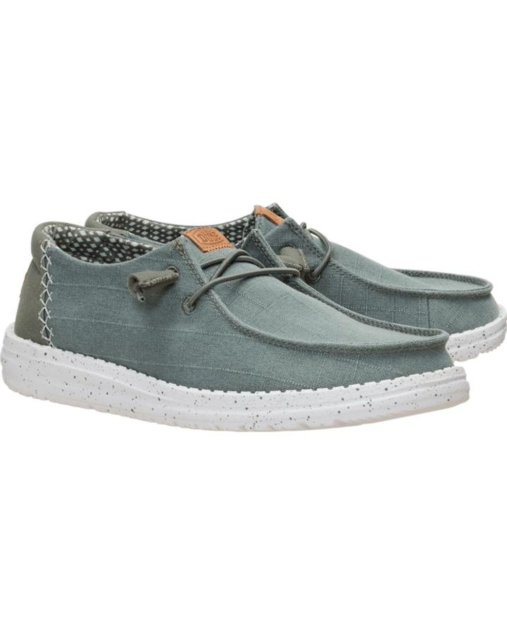 HeyDude Black Wendy Chambray Grid