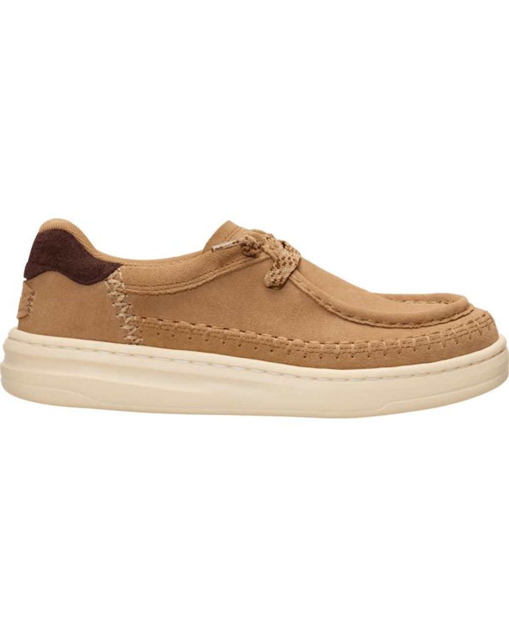 HeyDude Black Harper Moc Crafted Suede