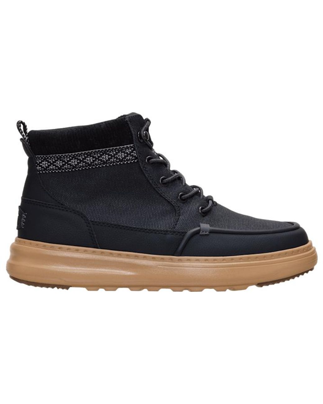 HeyDude Blue Remi Field Boot Waxed Canvas