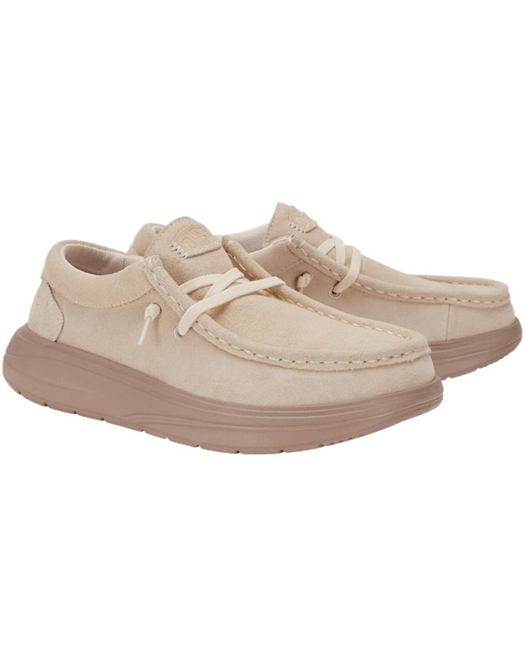 HeyDude Black Wendy Comf Suede