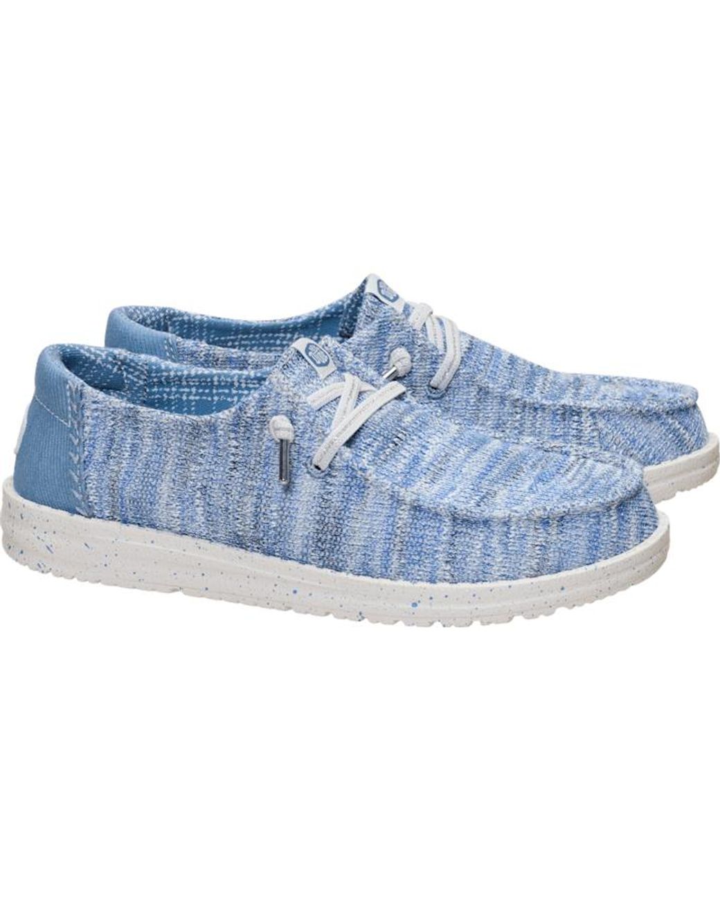 HeyDude Blue Wendy Knit Shimmer