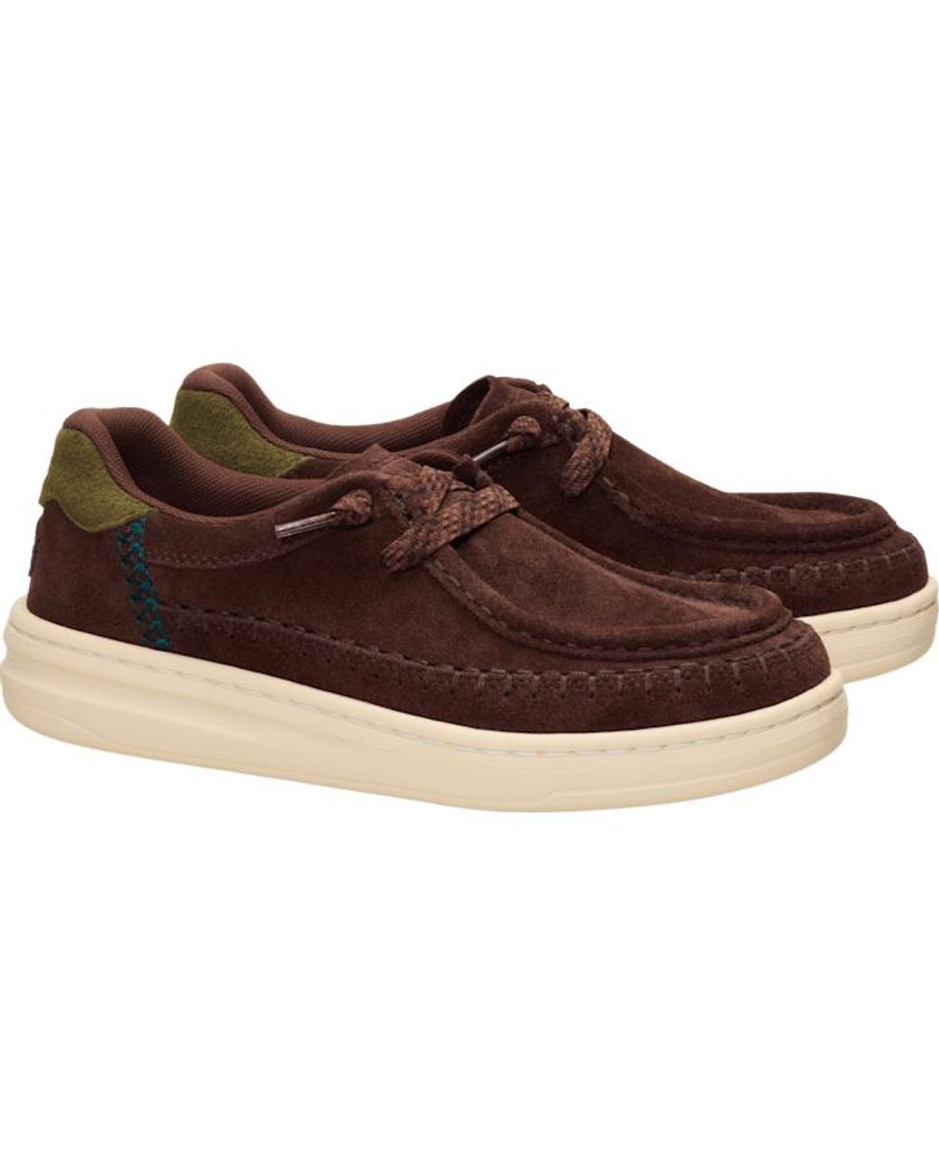HeyDude Black Harper Moc Crafted Suede