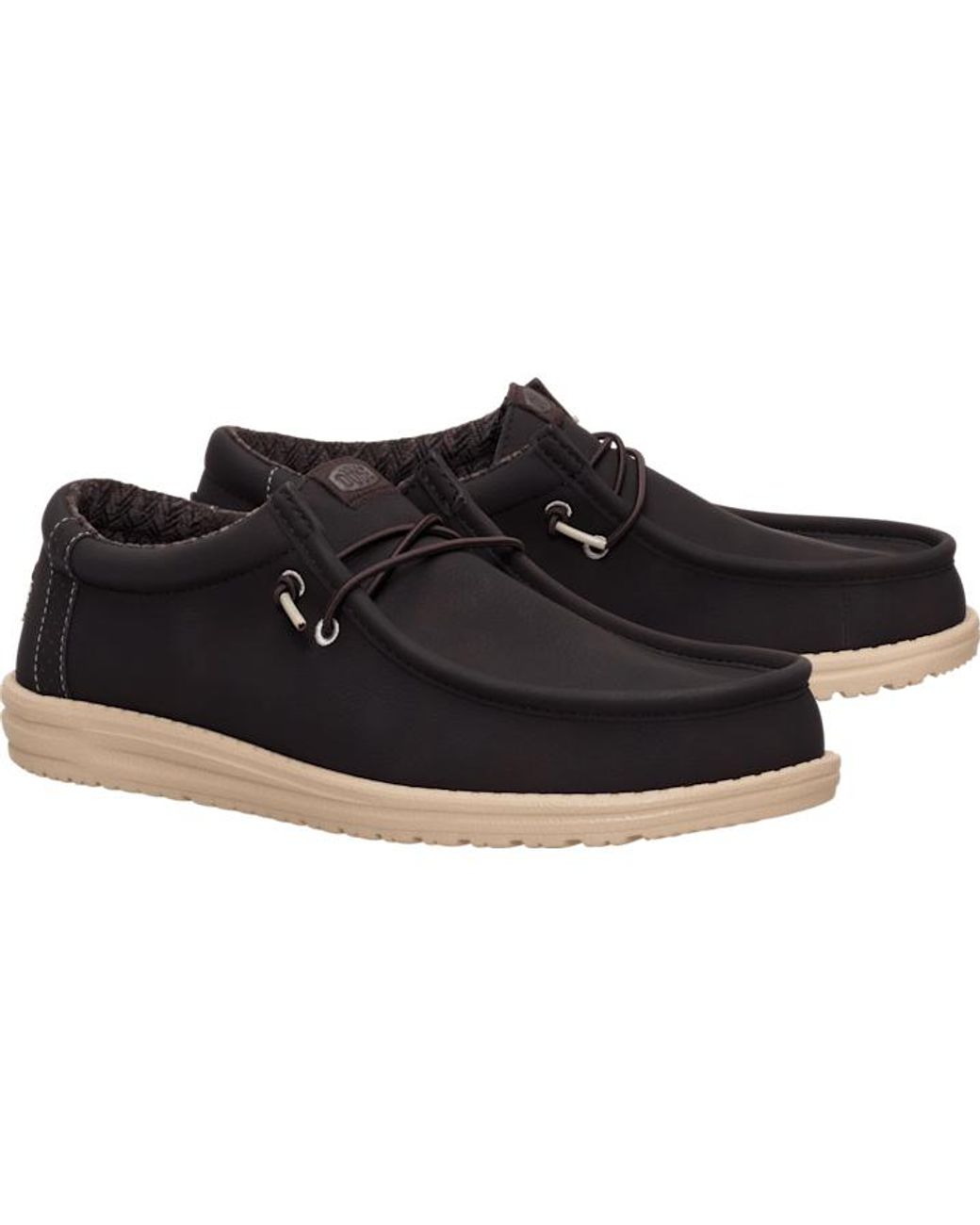 HeyDude Black Wally Classic for men
