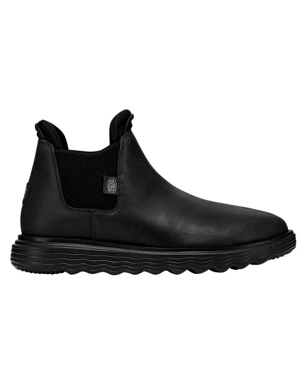HeyDude Black Branson Boot Craft Leather