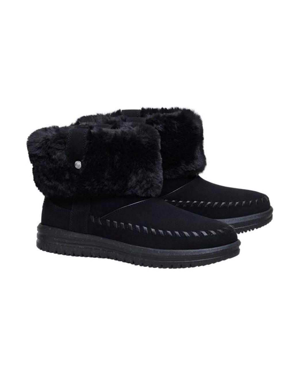 HeyDude Black Camden Cuff Classic Cozy