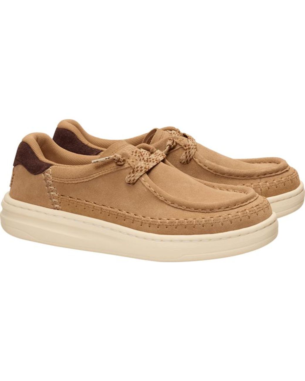 HeyDude Black Harper Moc Crafted Suede