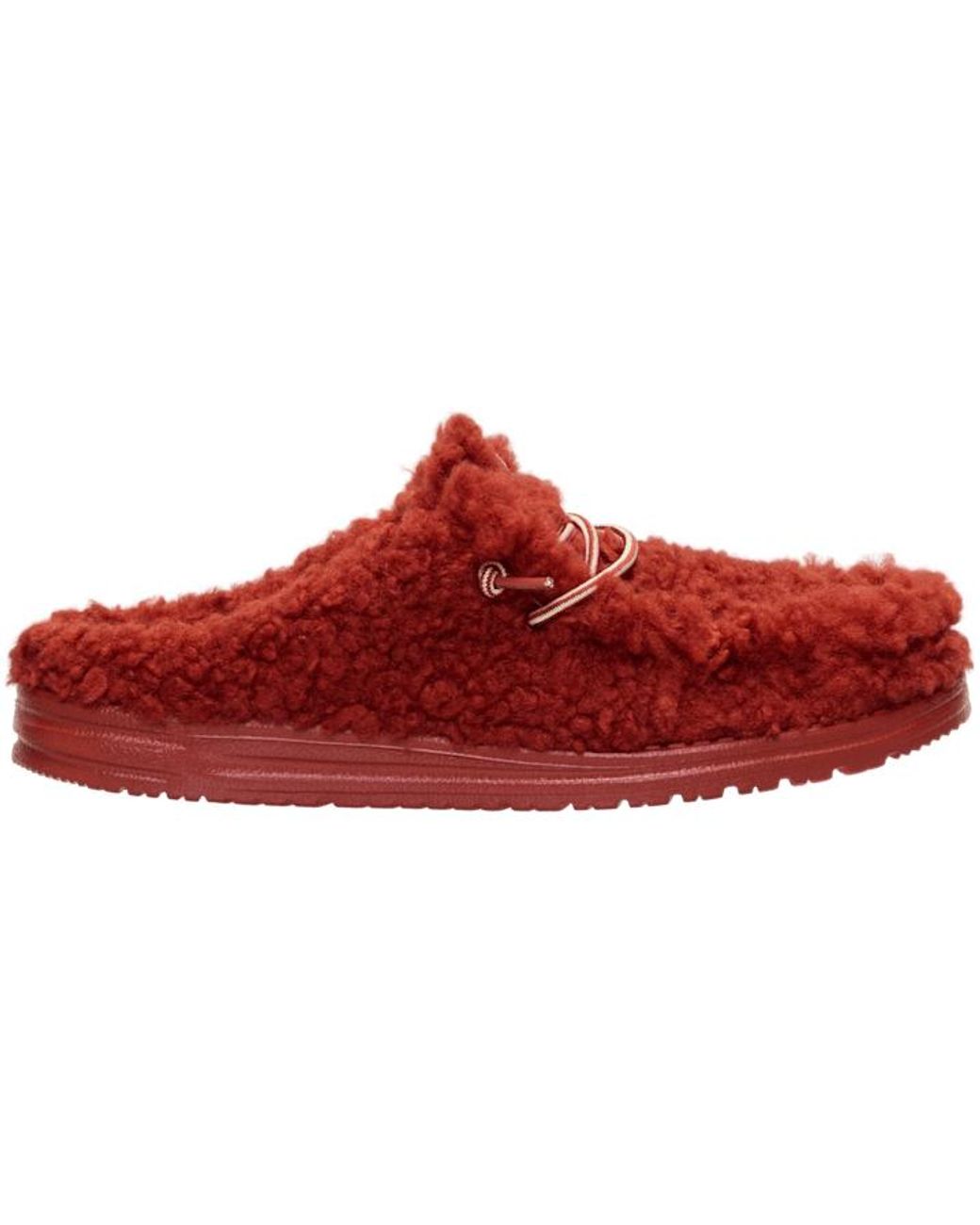 HeyDude Red Wally Slipper for men