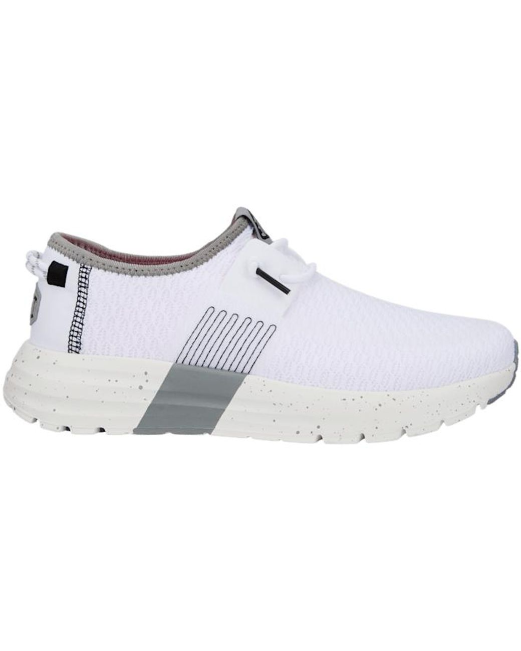 HeyDude Black Sirocco Sport Stripe