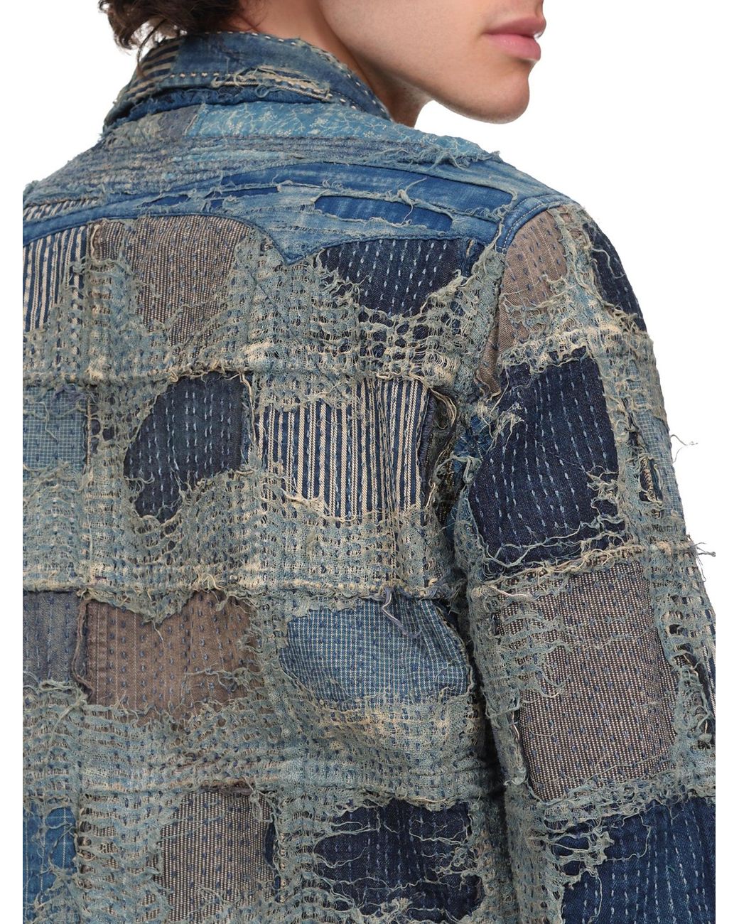 Kapital Boro Western Shirt in Indigo 
