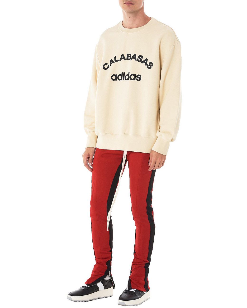 Yeezy Calabasas Adidas Sweatshirt in Natural for Men | Lyst