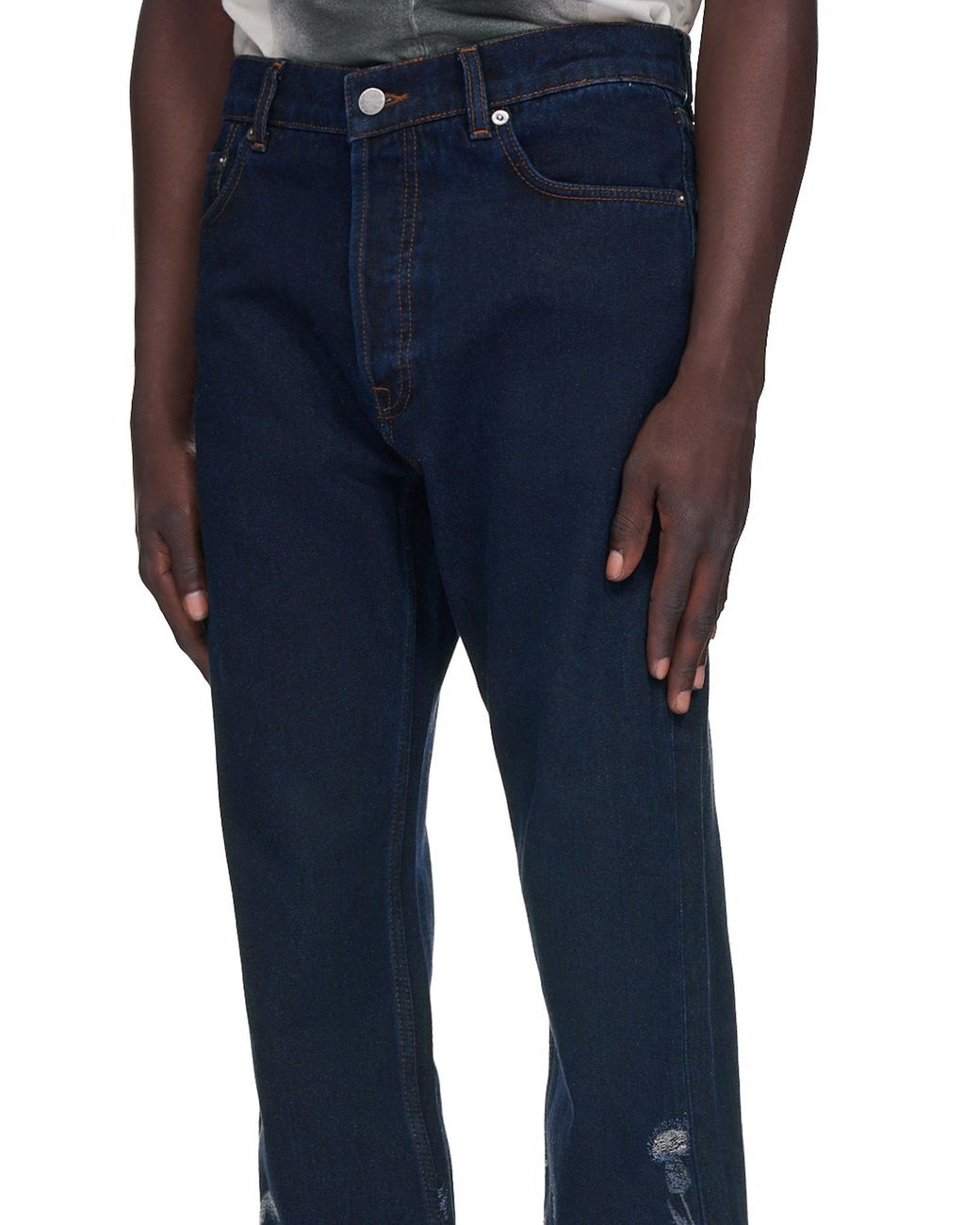 Cmmn Swdn Denim Floral Embroidered 