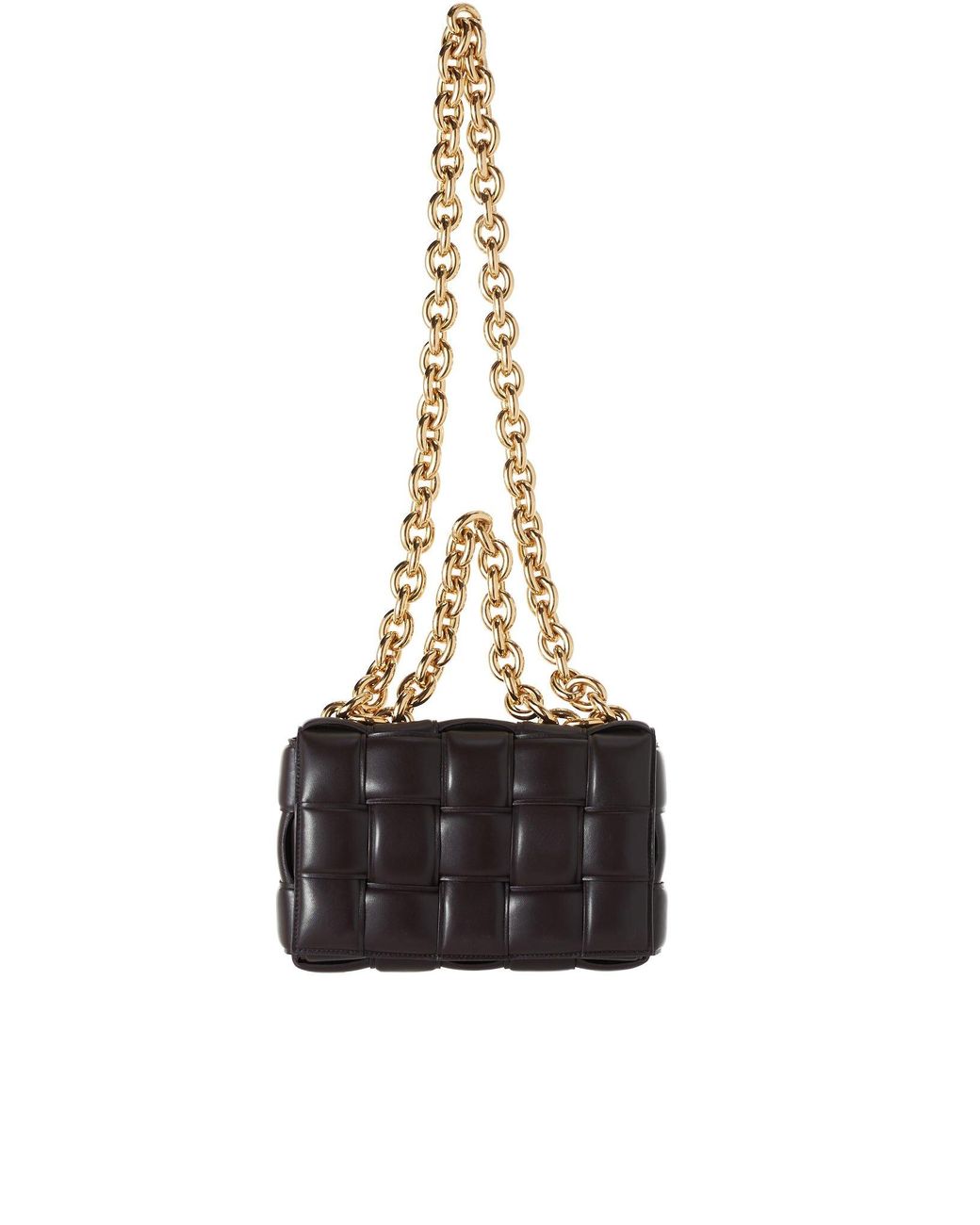 Bottega Veneta The Chain Cassette Intrecciato-leather Bag in Brown ...