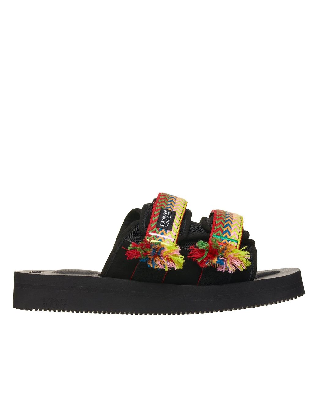 Suicoke Rubber X Lanvin Sandals in Black for Men | Lyst