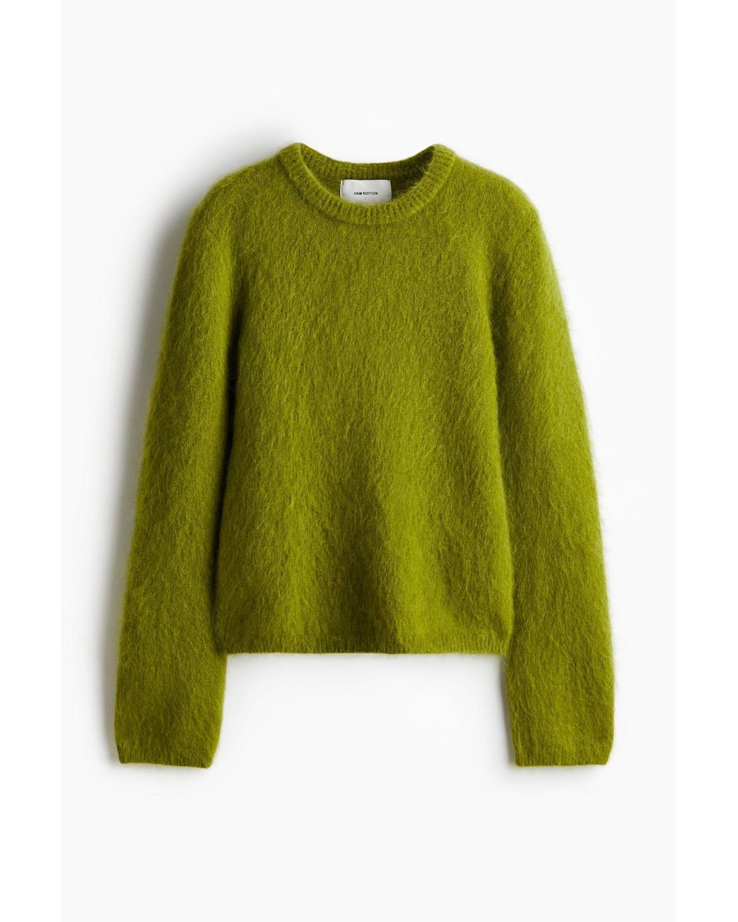 H&M Pullover aus Mohairmix in Grün Lyst DE