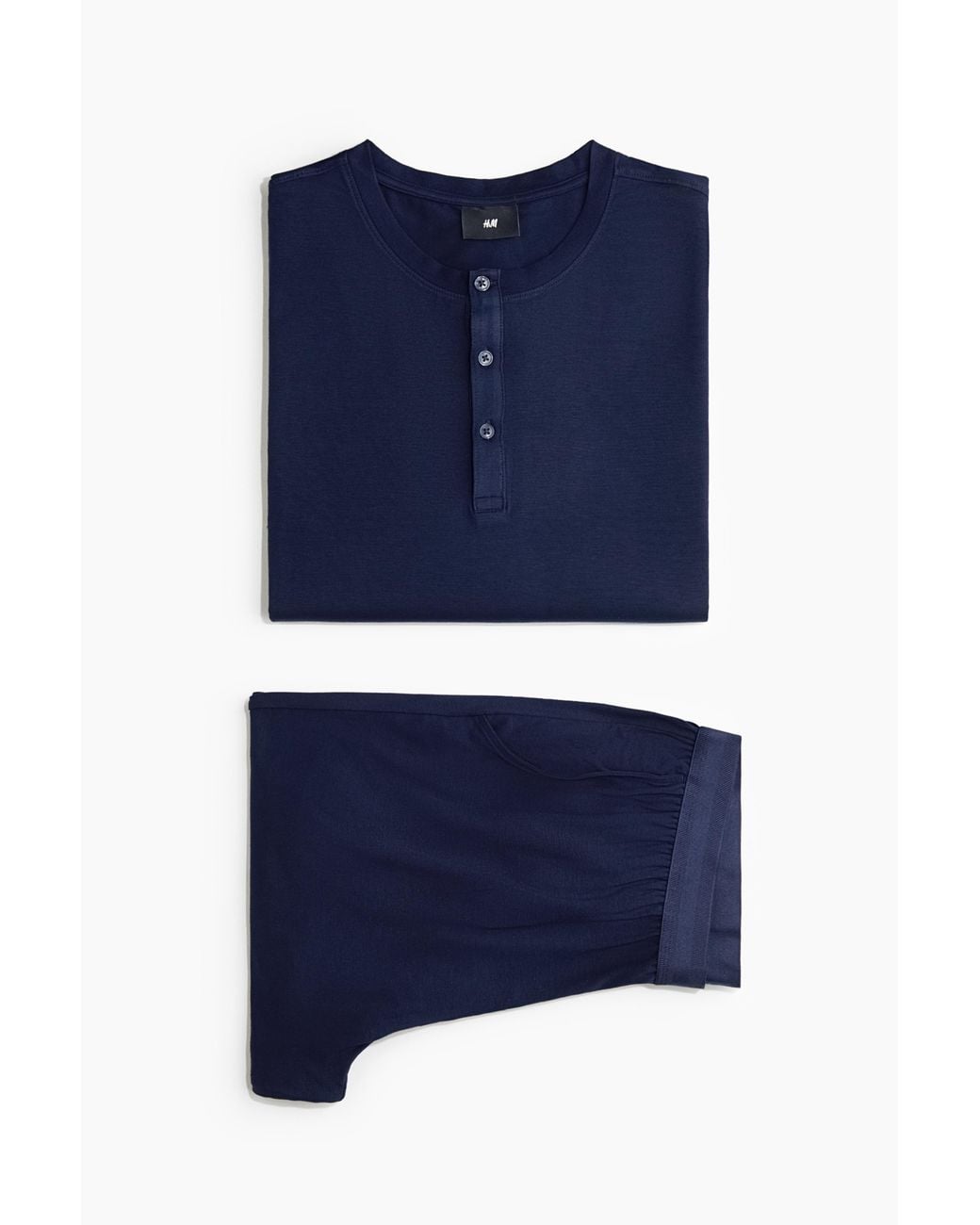 H&M Tweedelige Pyjamaset in het Blue voor heren