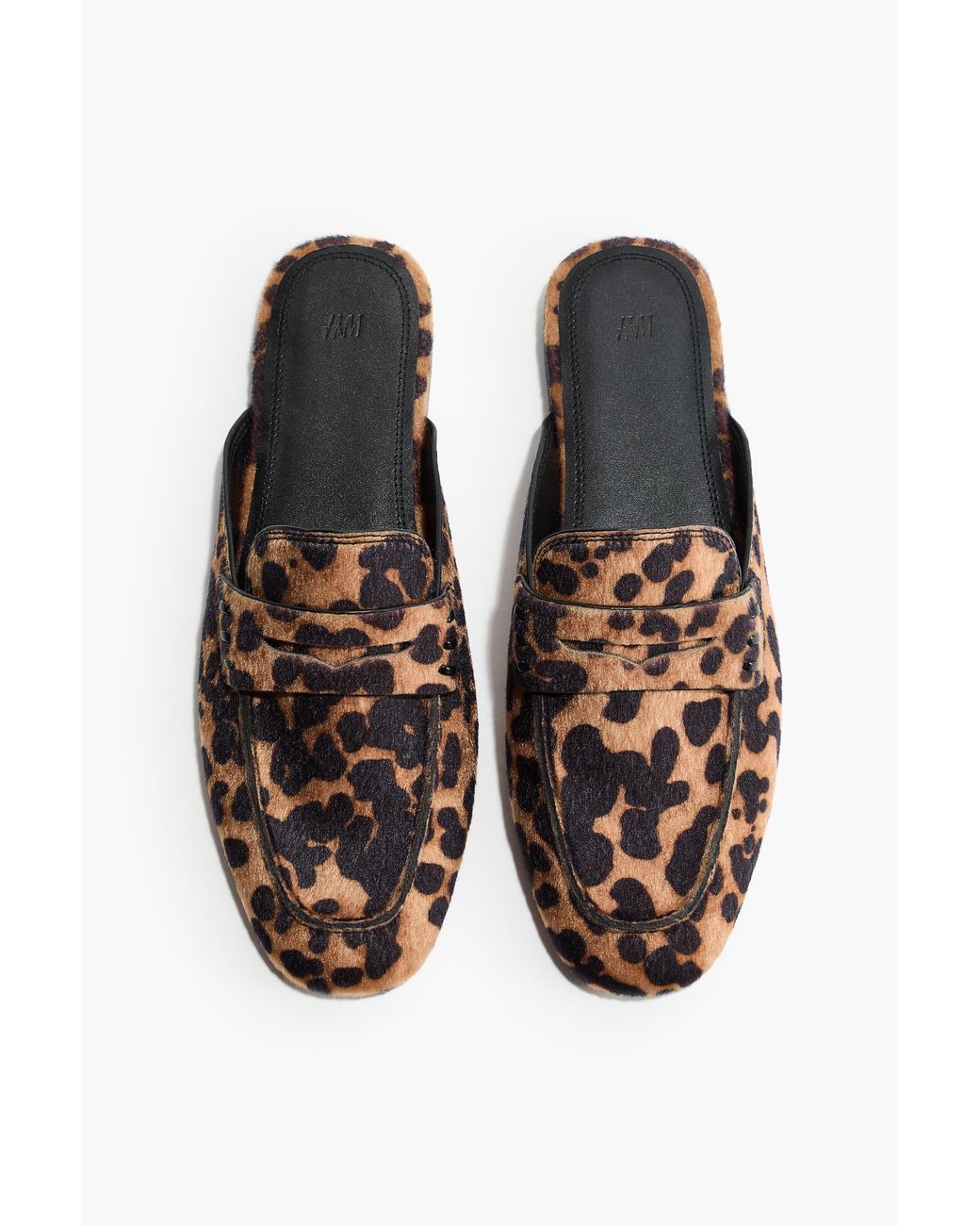 H&M Black Pennyloafer-Mules