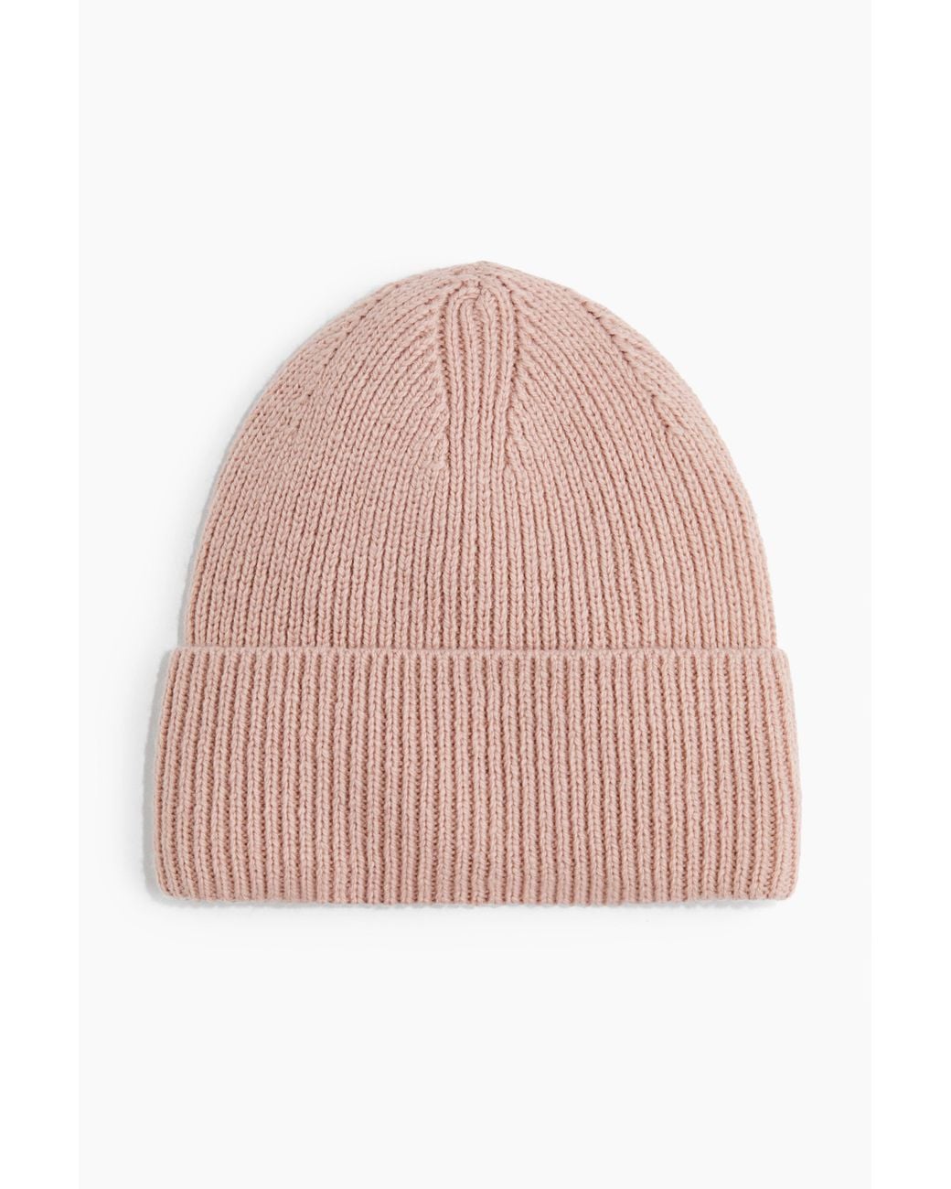 H&M Pink Gerippte Beanie