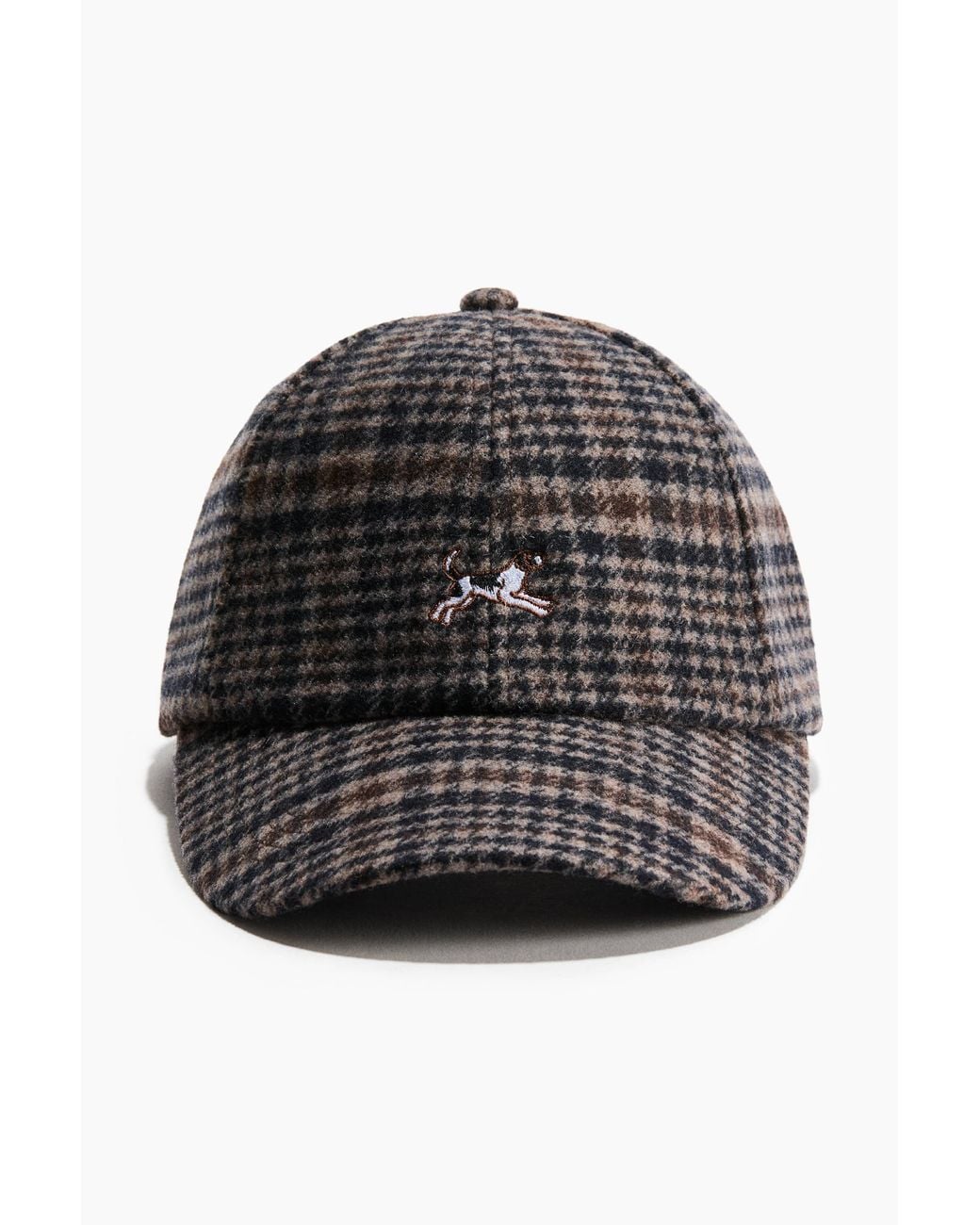 H&M Wool-blend Cap in het Black