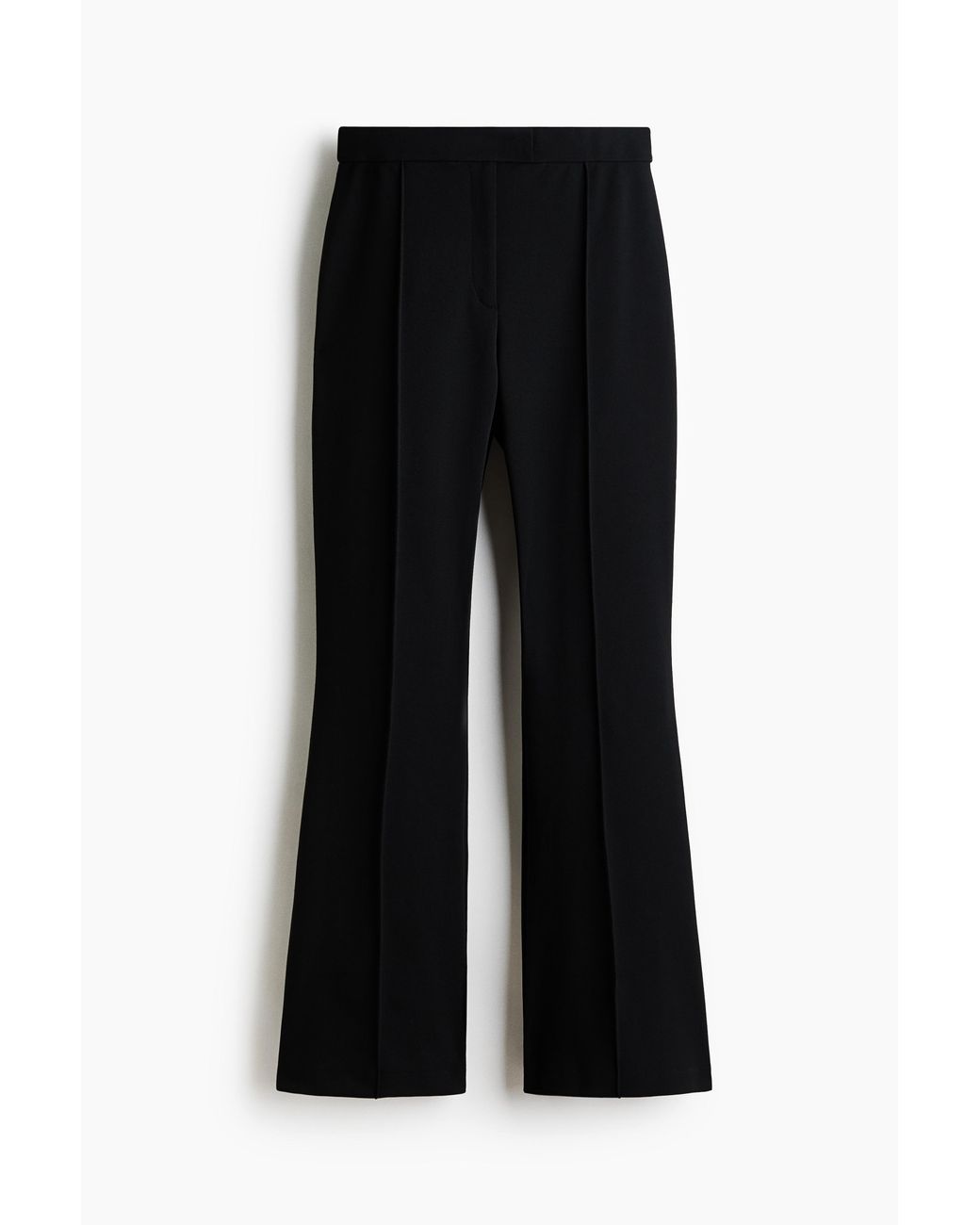 Pantalon Bootcut Avec Plis Devant H&M en coloris Black