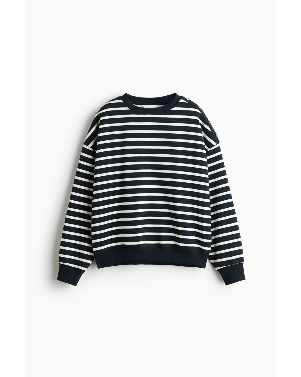 Sweat loose H&M en coloris Blue