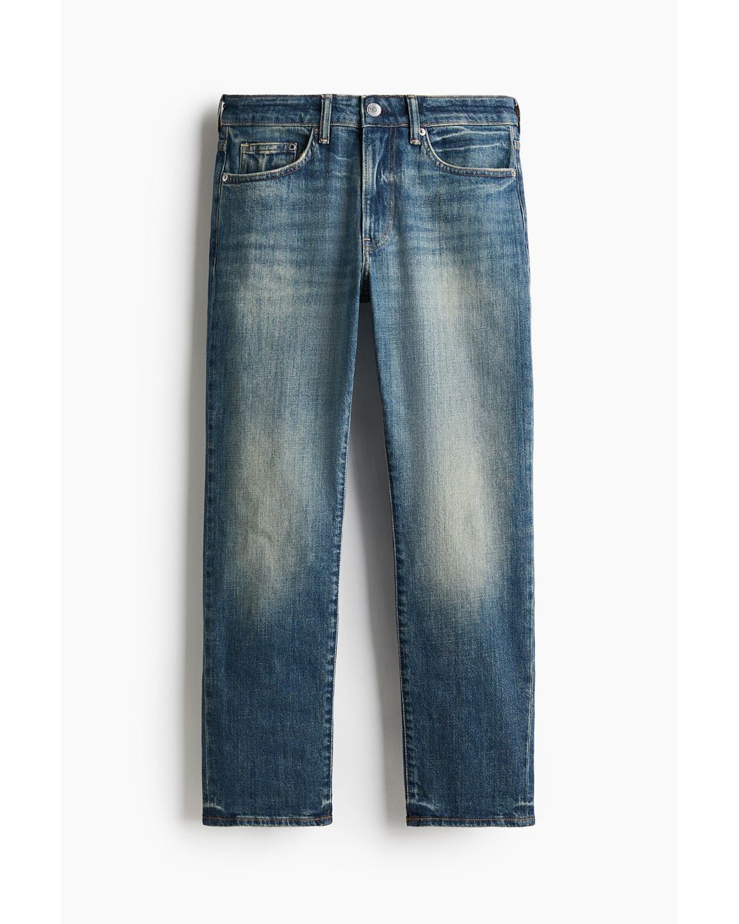 Straight Regular Jeans H&M pour homme en coloris Blue