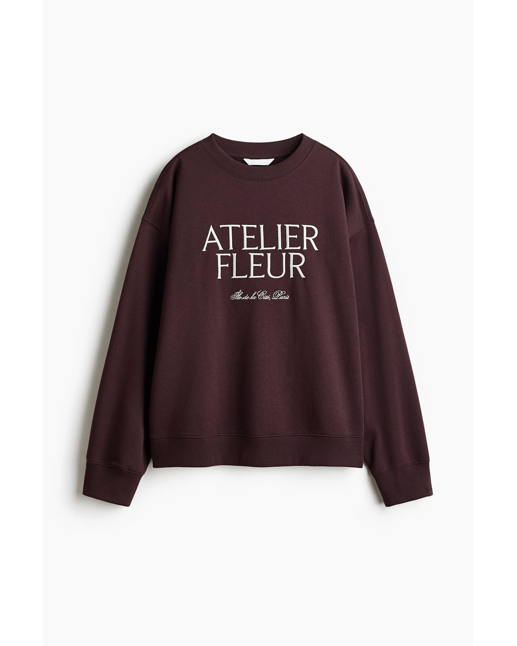 Sweat Avec Texte H&M en coloris Purple