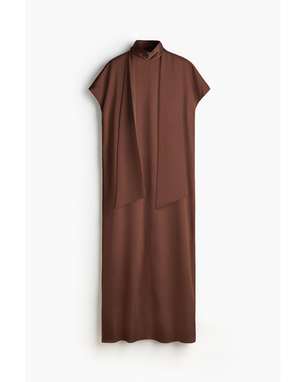 Robe Maxi Avec Écharpe H&M en coloris Brown