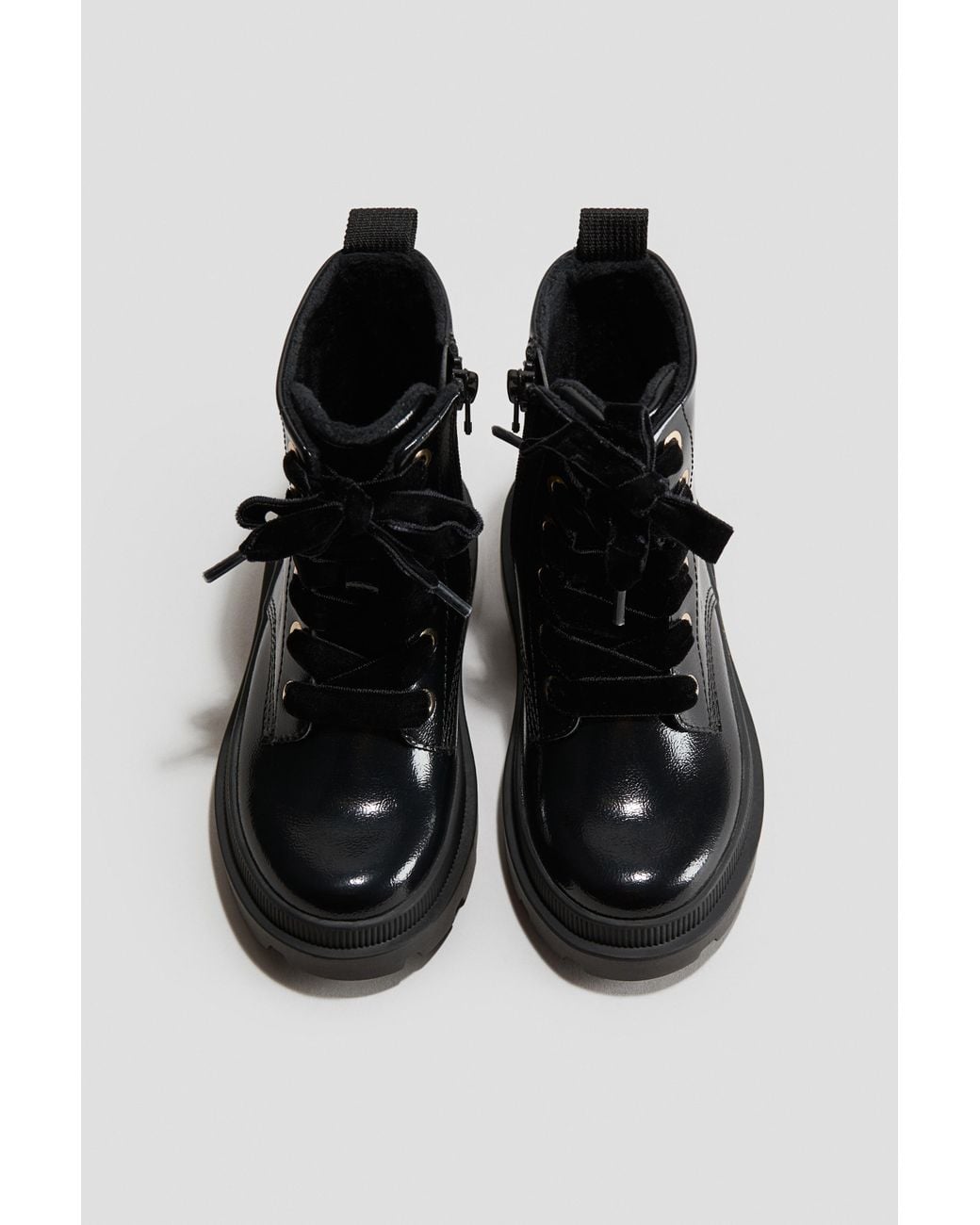 Bottines À Lacets H&M en coloris Black