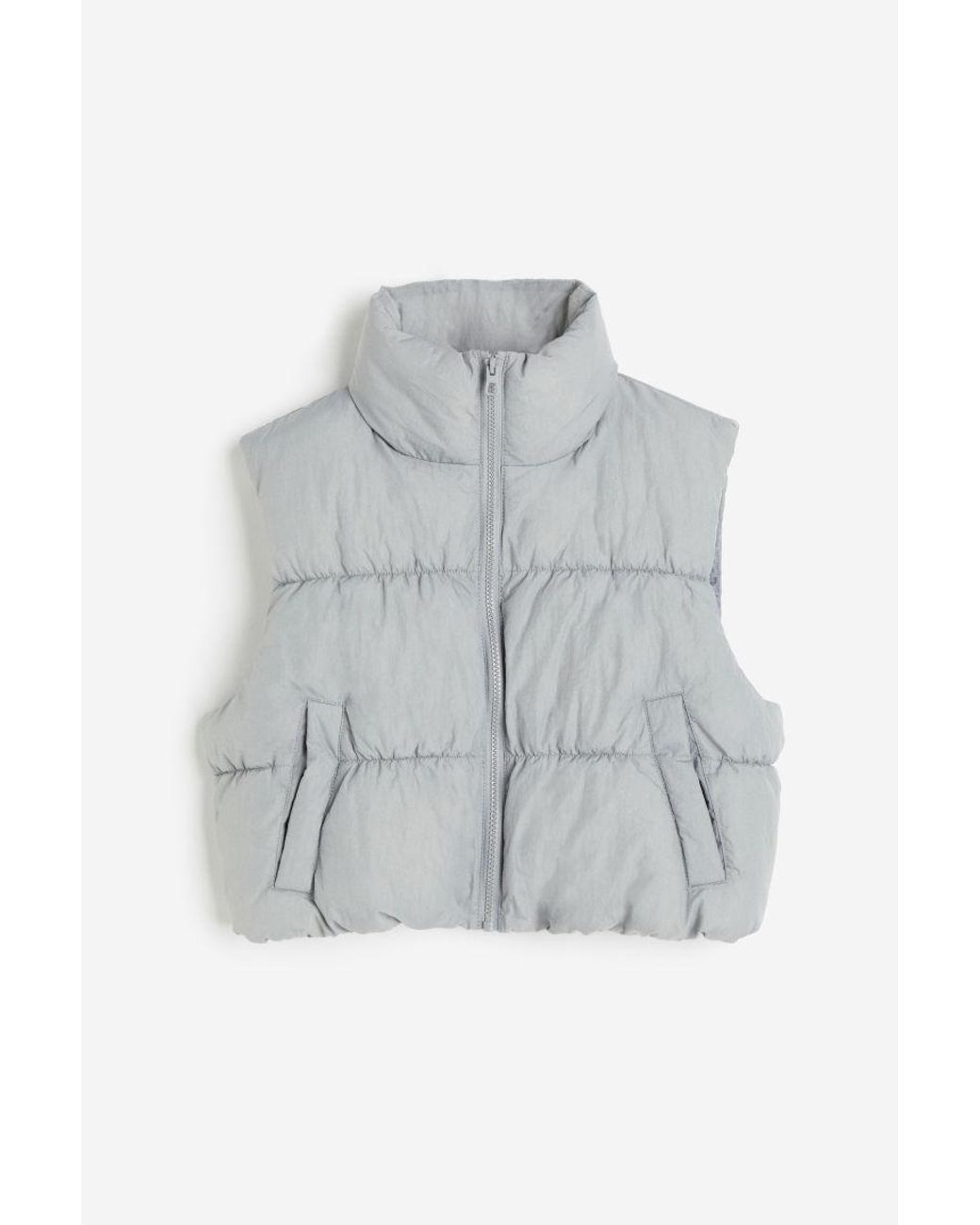 Doudoune Sans Manches H M en coloris Gris Lyst