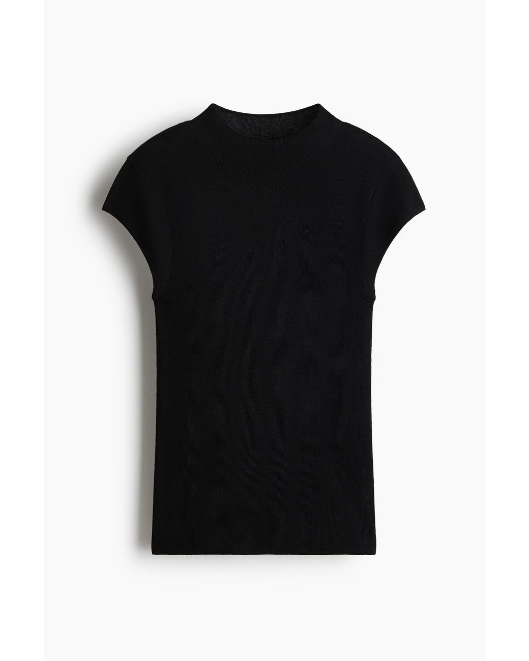 H&M Black Feinstrickshirt mit Turtleneck