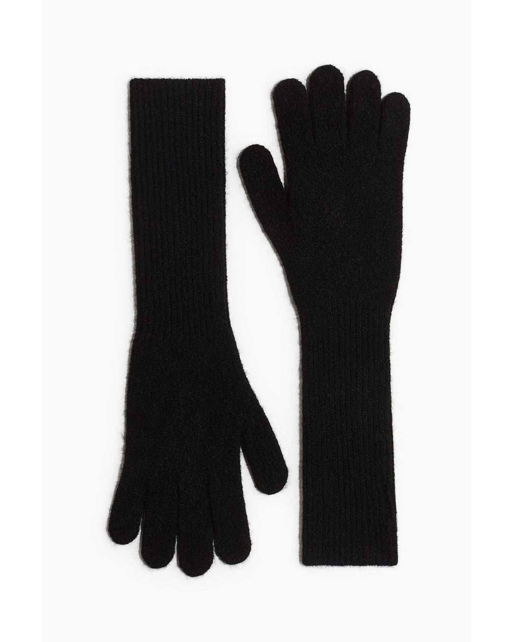 H&M Black Lange Handschuhe