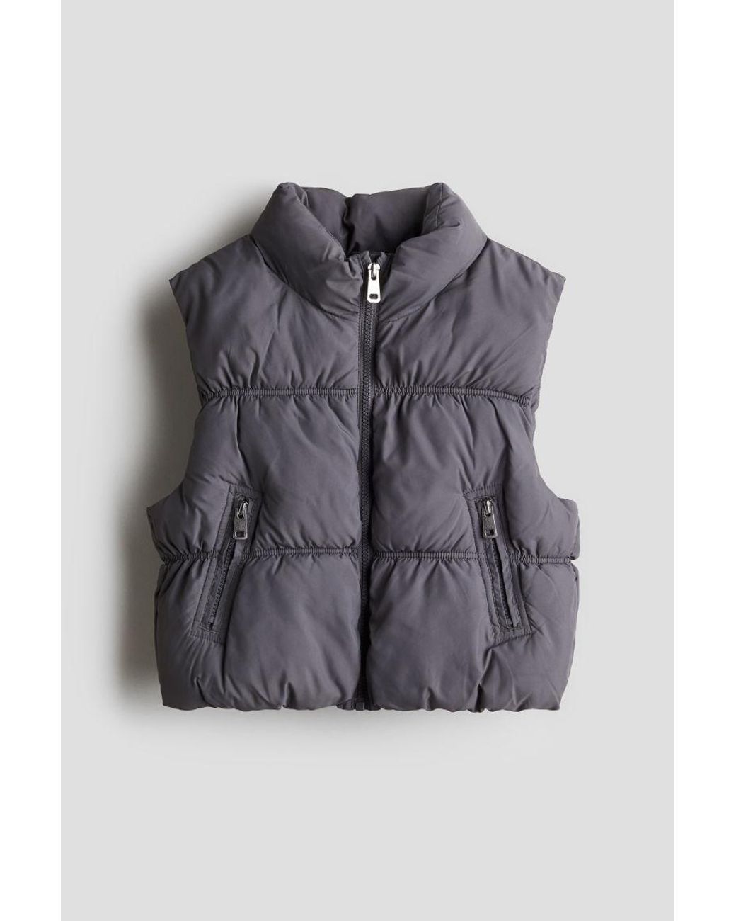 Doudoune Sans Manches H M en coloris Gris Lyst