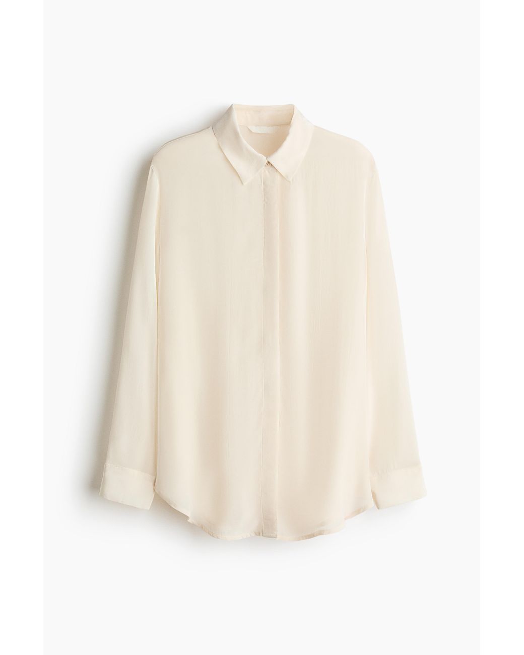 H&M White Viskosebluse