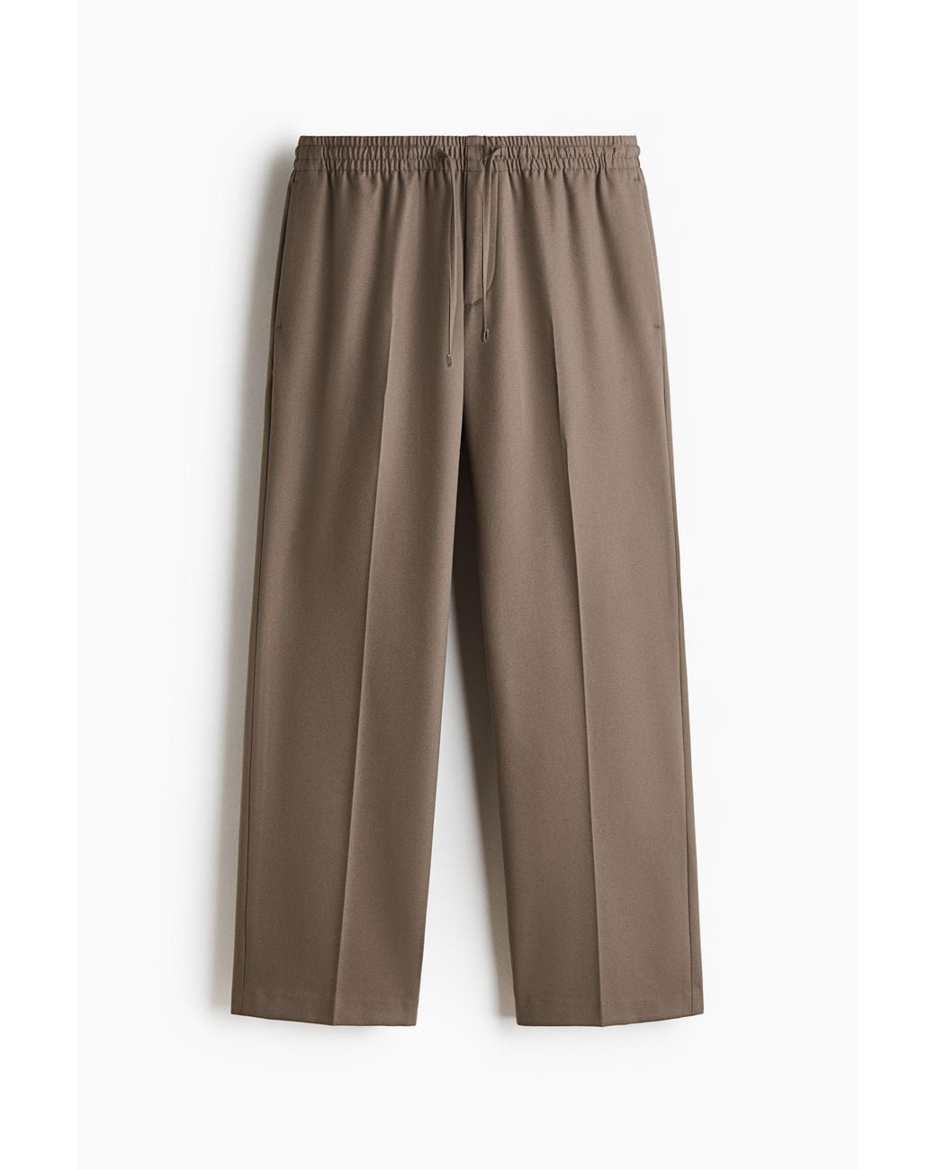 H&M Dressed joggers in het Brown voor heren