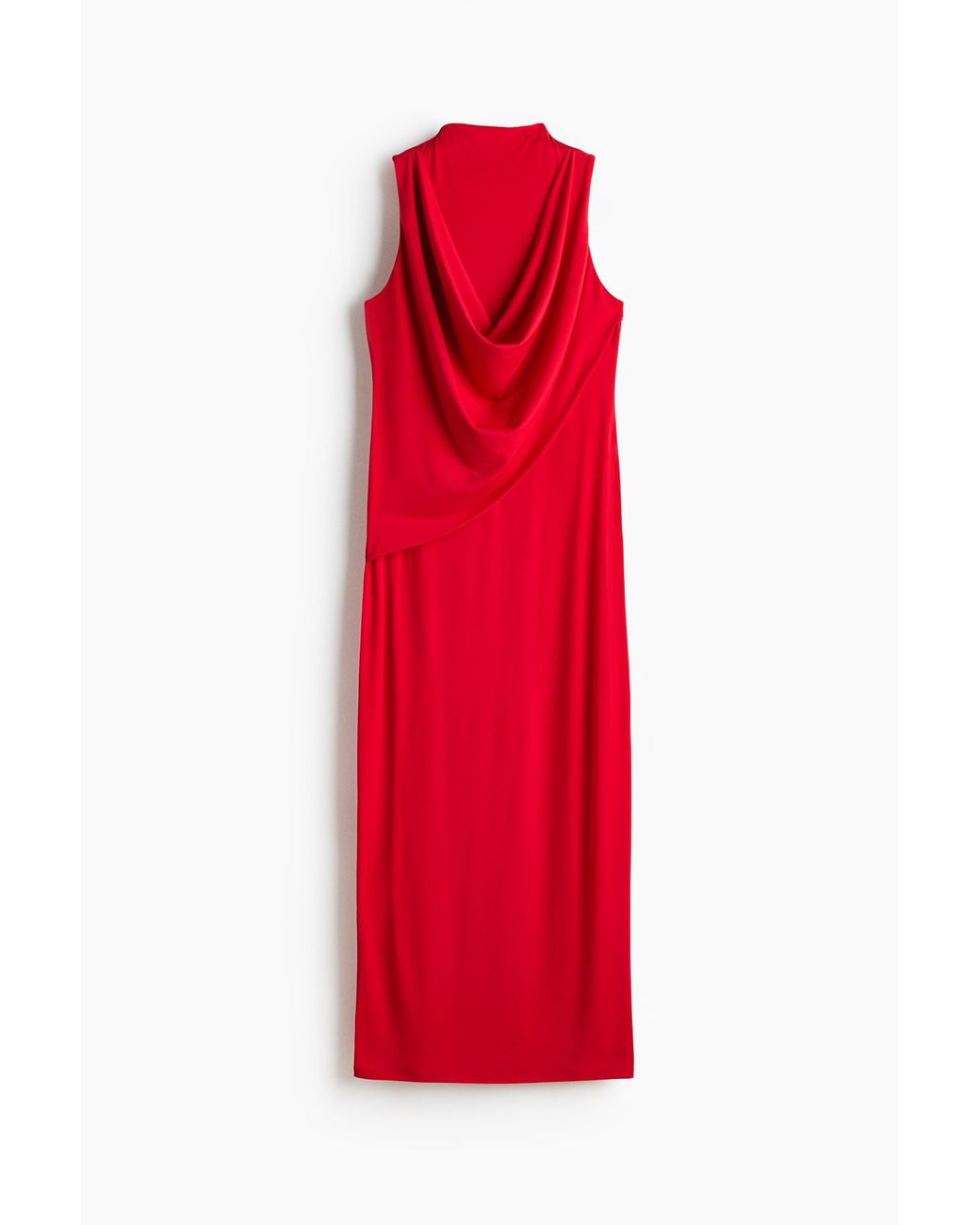 Robe Maxi À Effet Drapé H&M en coloris Red