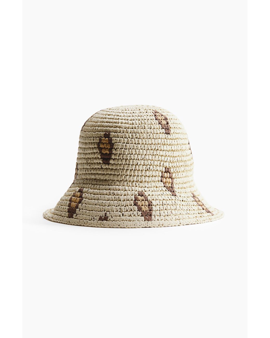 H&M Strooien Hoed in het Natural