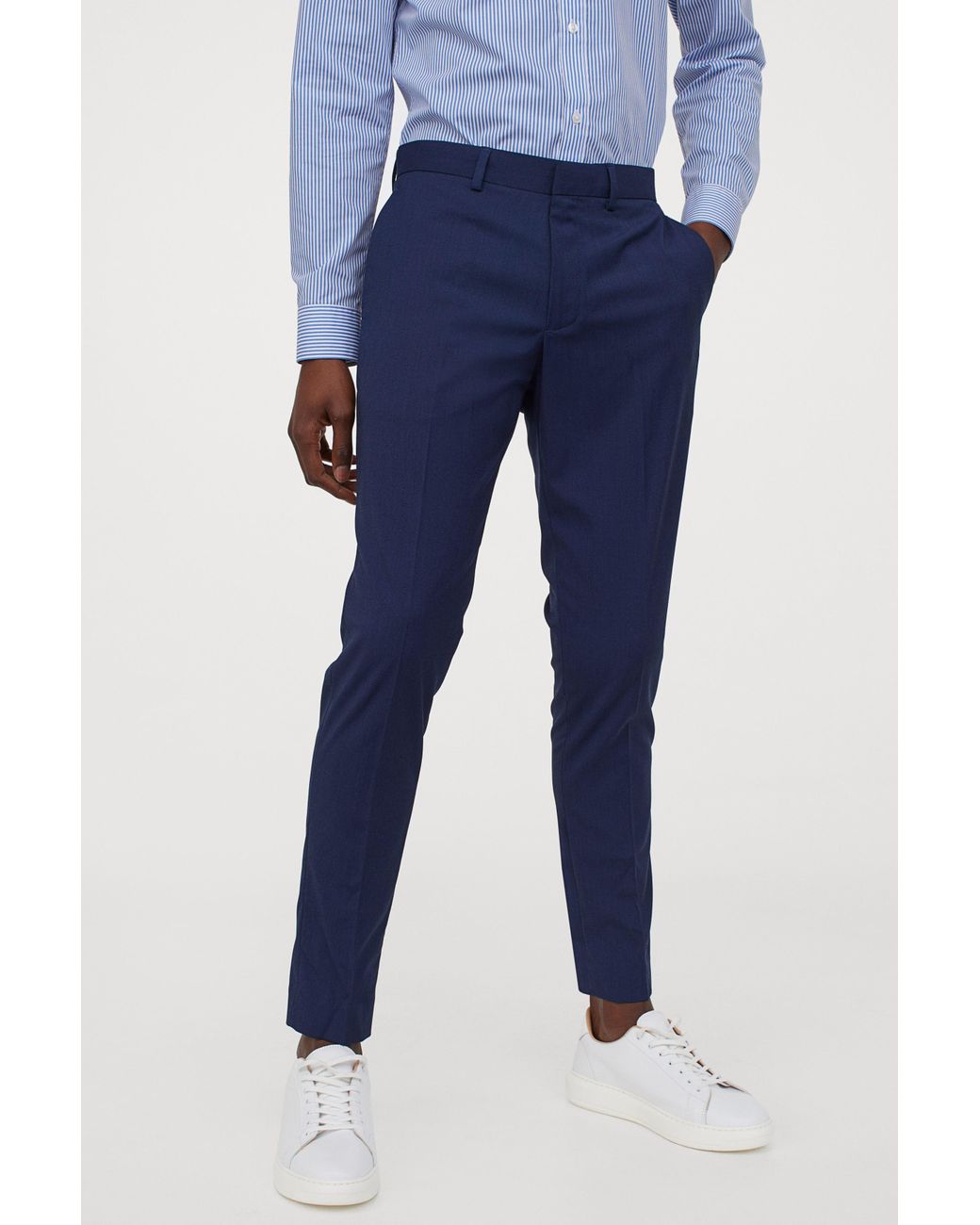 h&m skinny suit pants