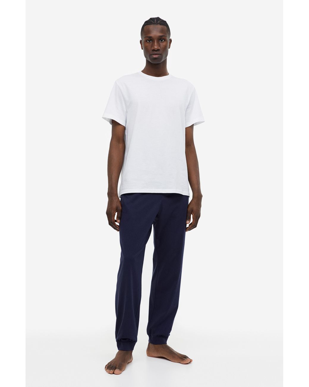 H&M Pajama Pants in Blue for Men | Lyst